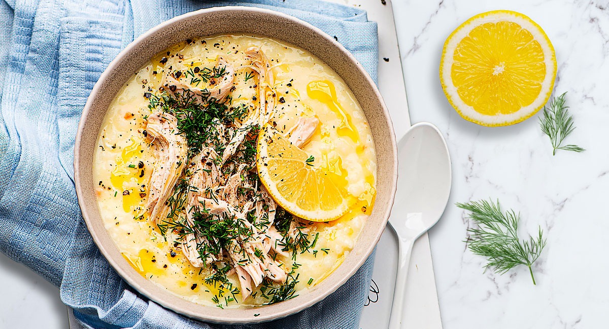 Greek Lemon Chicken Soup - Healthy and Delicious