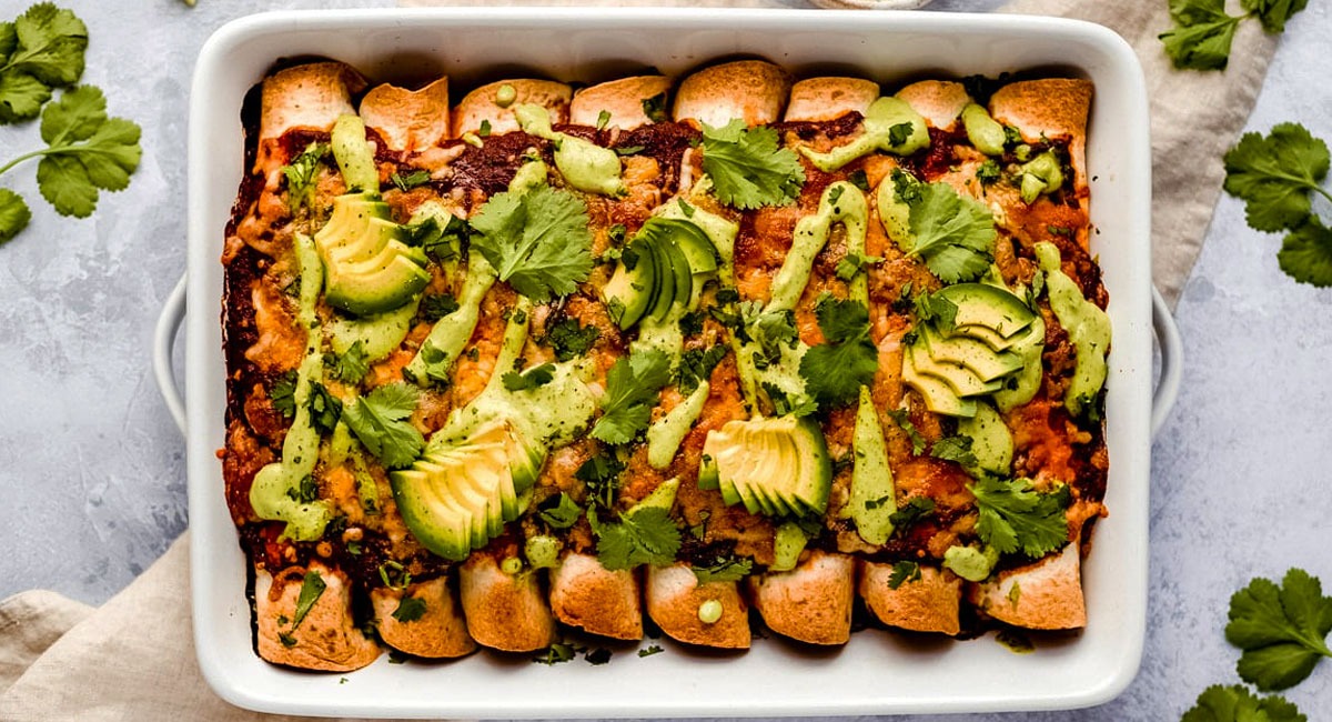 Sweet Potato Black Bean Enchiladas - Healthy and Delicious Recipe