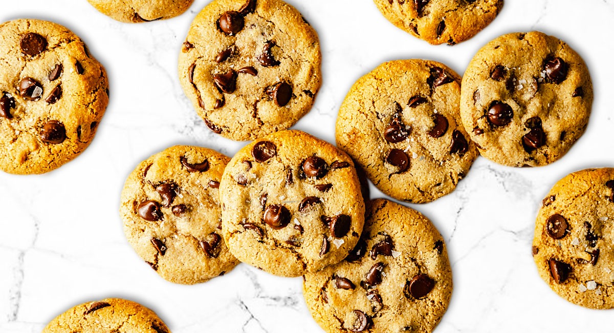 Sheet Pan Almond Flour Chocolate Chip Cookies