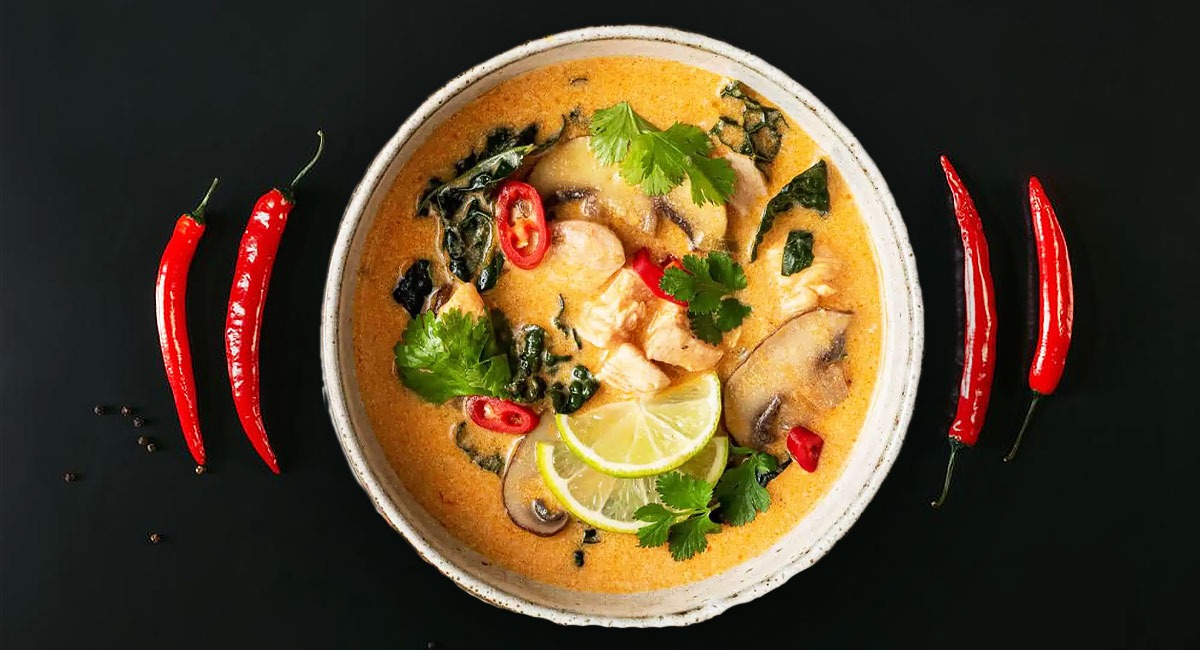 Coconut Curry Soup (Tom Kha soup)