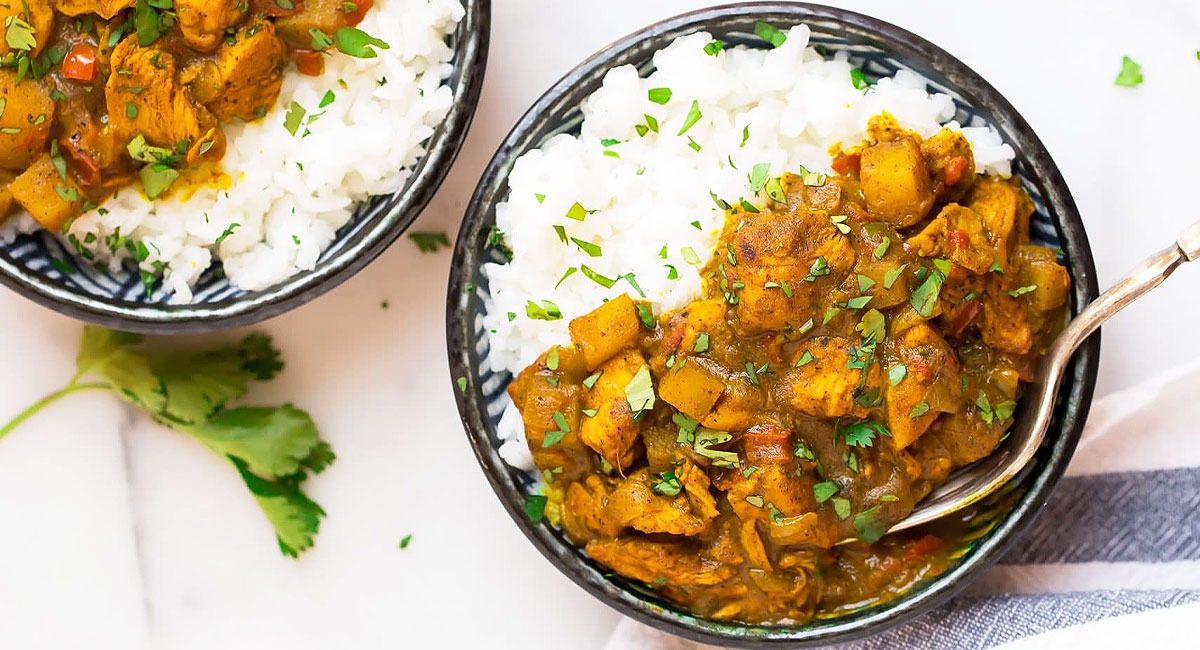Jamaican Curry Chicken - A Slow Cooker Delight