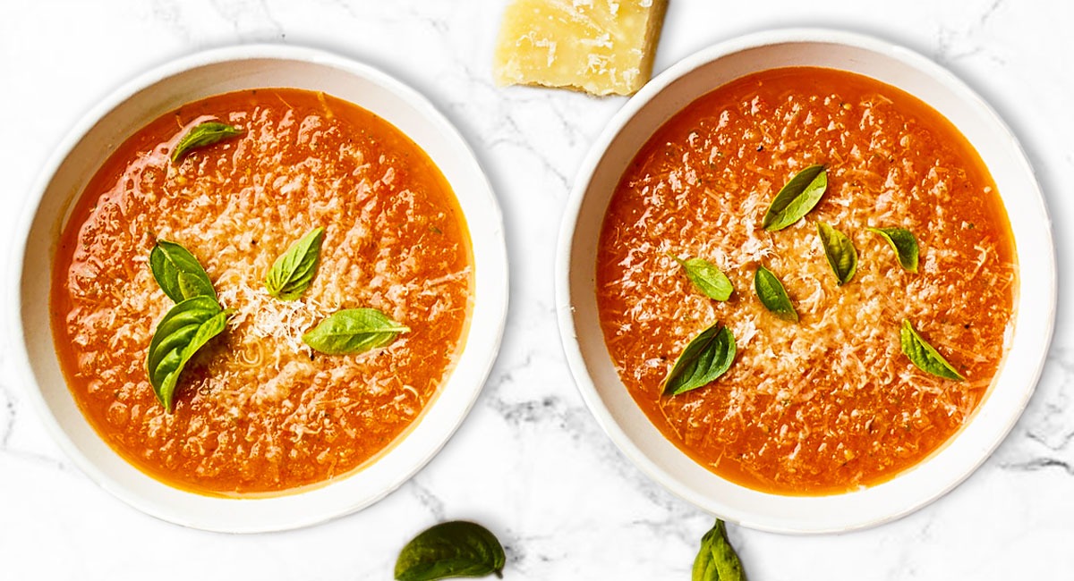 Roasted Tomato Basil Soup Bowl