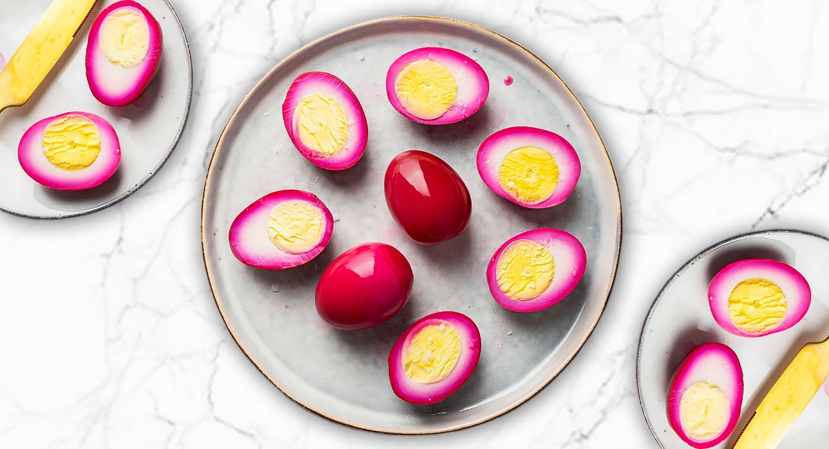 Beet-Pickled Eggs: A Colorful and Healthy Delight