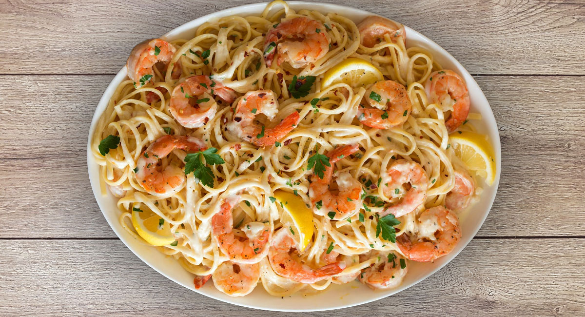 Lemon Garlic Shrimp Pasta Recipe
